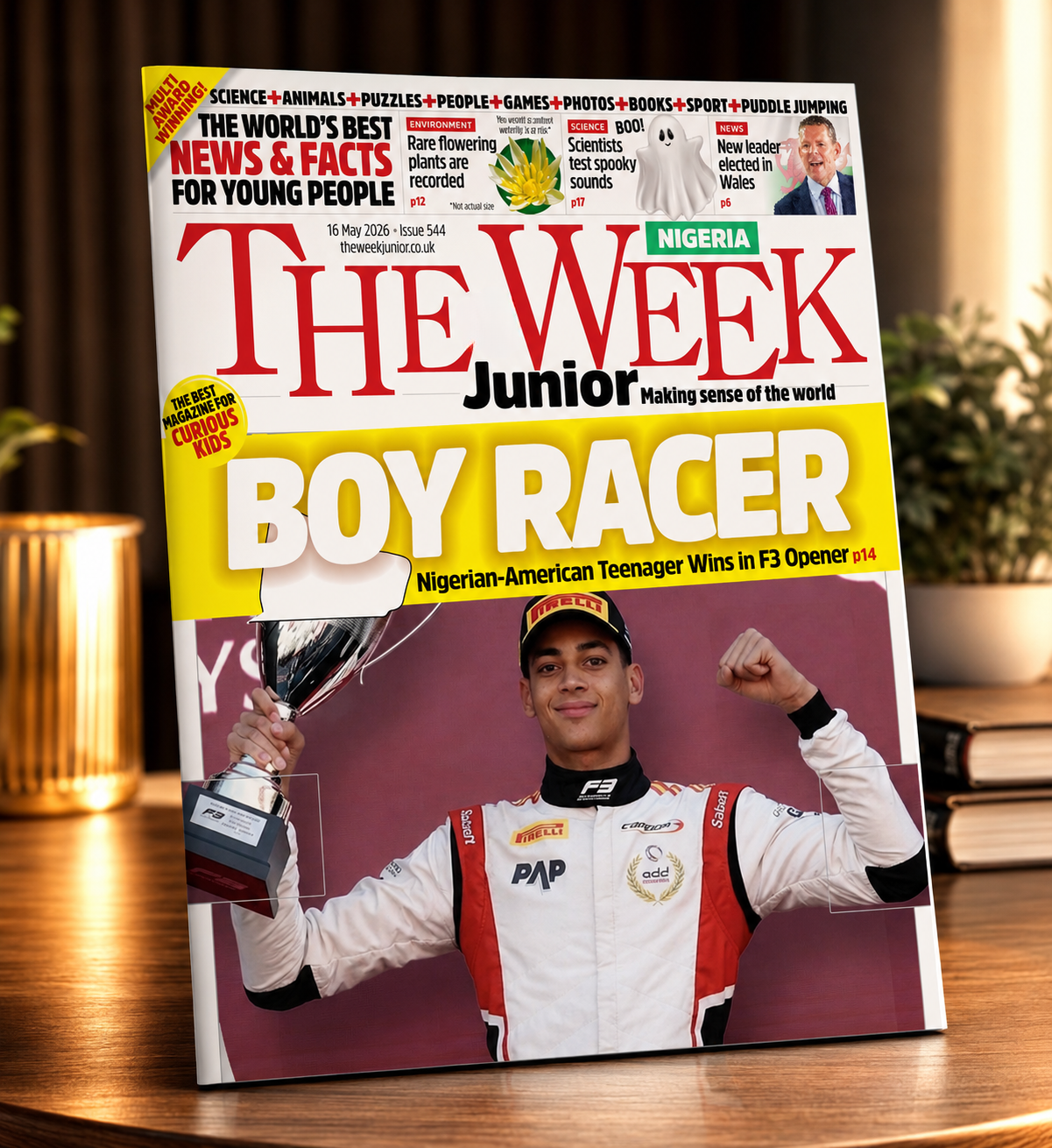 The Week Junior Nigeria magazine mockup
